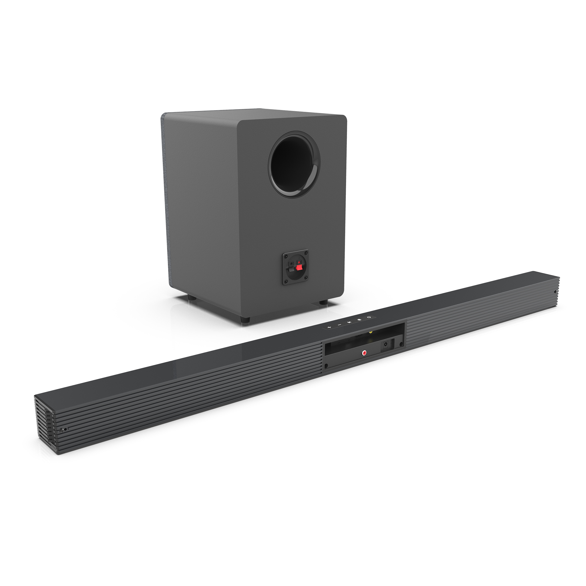 Home Cinema Hdmi - 84W TV 사운드바 서브우퍼 박스 포함