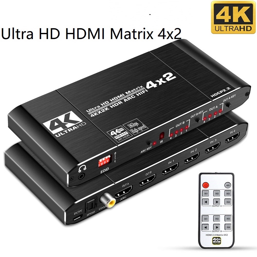 Home Cinema Hdmi - HDMI 호환 2.0 매트릭스 스위치 분배기,
