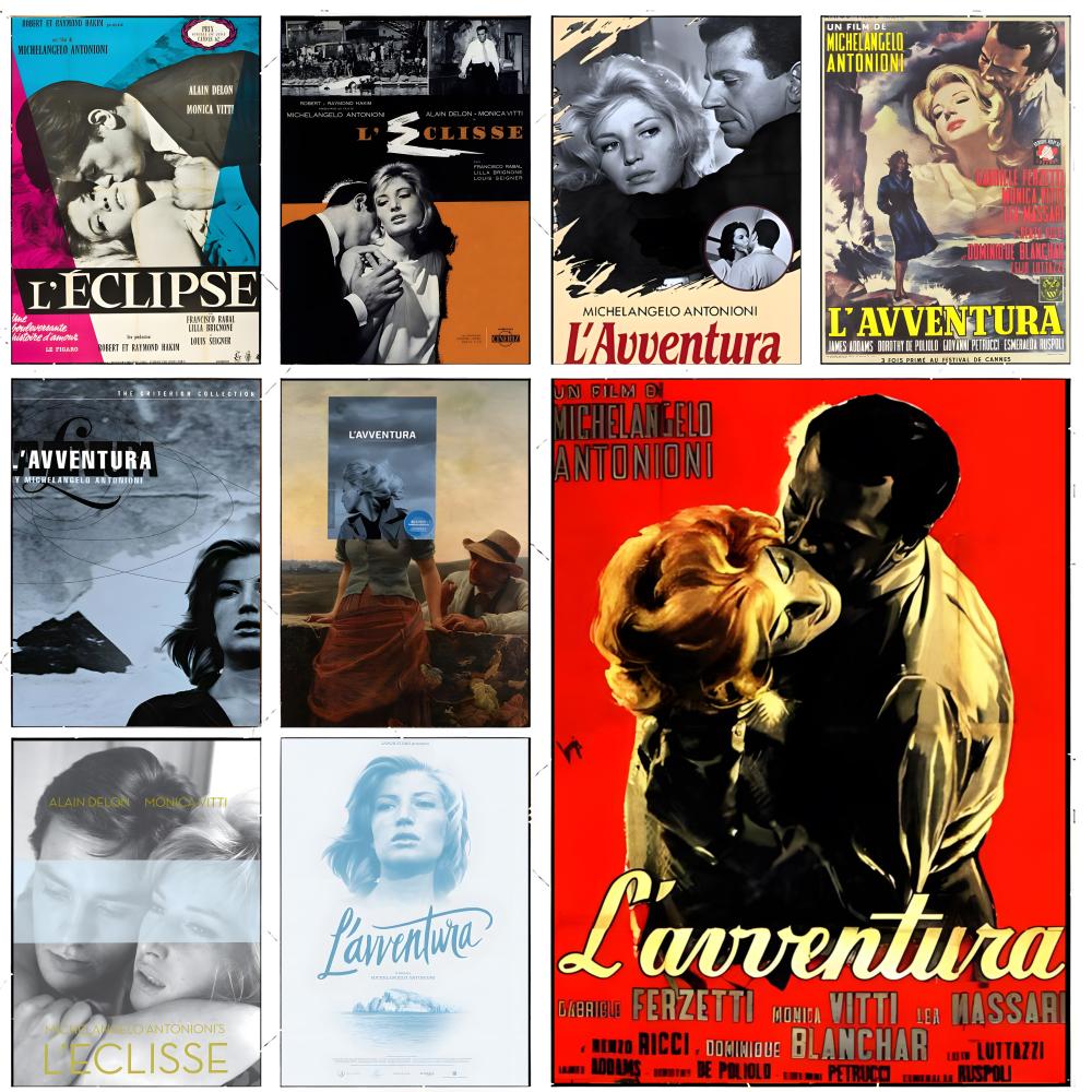 Home Cinema Gifts - Lavventura 클래식 시네마 L-Lavventura 포스터 프리미엄