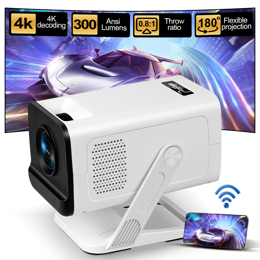 Home Cinema Hdmi - PG310 프로젝터 풀HD WiFi6 BT5.4 4K