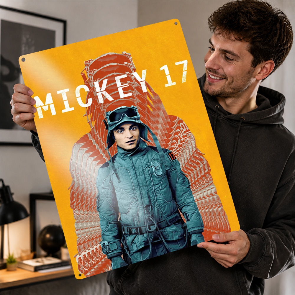 Home Cinema Gifts - 미키 17 영화 메탈 포스터 시네마