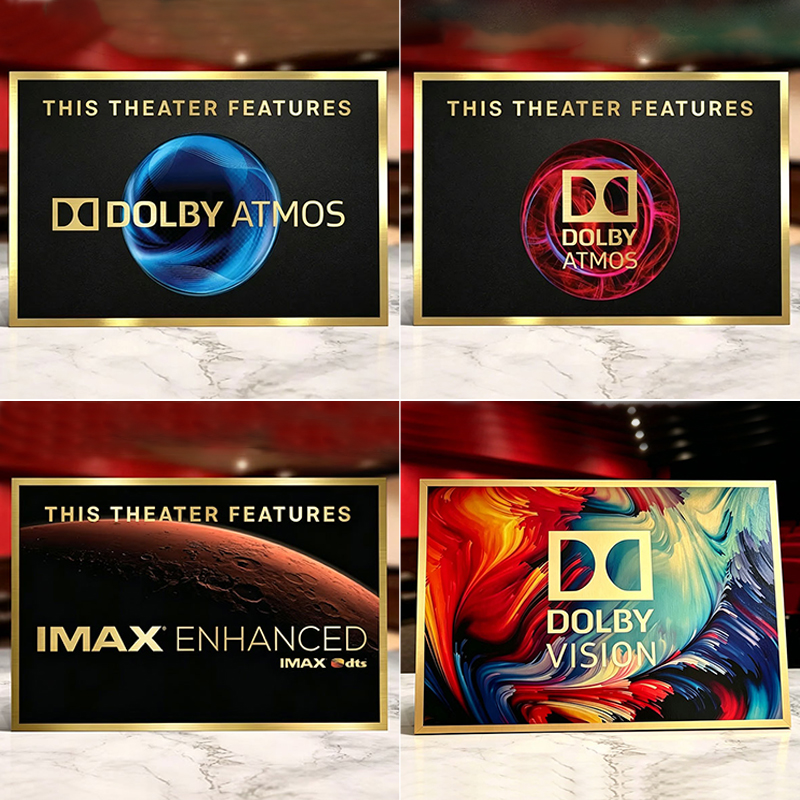 Home Cinema Dolby Atmos - 빈티지 돌비 애트모스 홈 시네마 간판