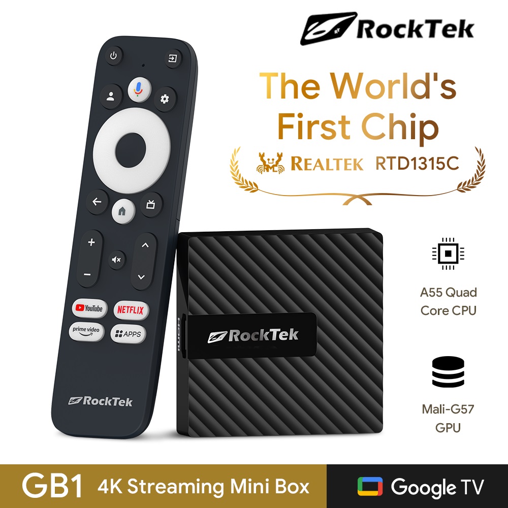 Home Cinema Dolby Atmos - 락텍 GB1 TV 동글 넷플릭스 구글