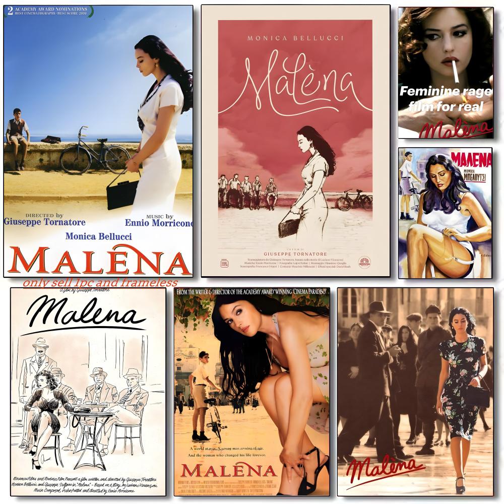 클래식 이탈리아 로맨틱 시네마 M-Malena 포스터  - Home Cinema Gifts 리뷰 및 가격
