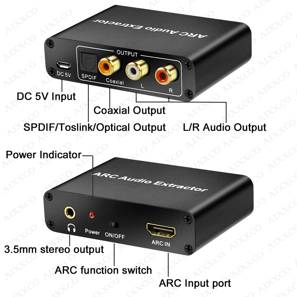 ARC 오디오 추출기 디지털 광학 TOSLINK SPD - Home Cinema Hdmi 리뷰 및 가격