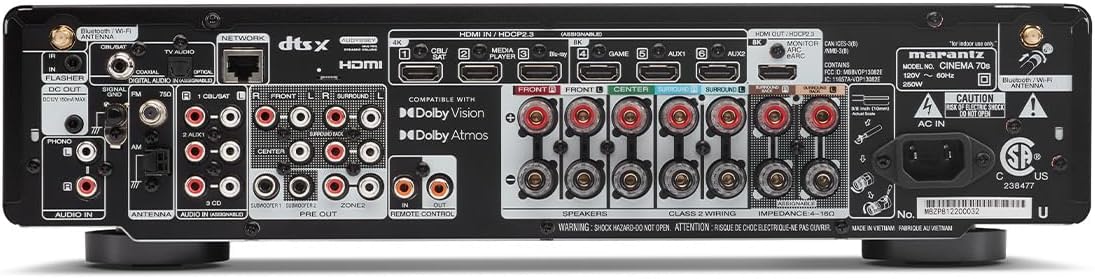 마란츠 시네마 70S 7.2채널 리시버 (50W X 7 - Home Cinema Dolby Atmos 리뷰 및 가격