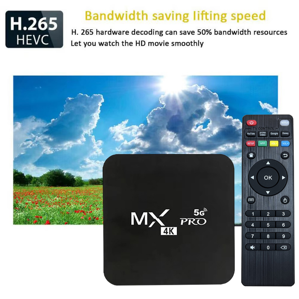 MX-Pro 스마트 TV 박스 4K HD 안드로이드 1 - Home Cinema Dolby Atmos 리뷰 및 가격