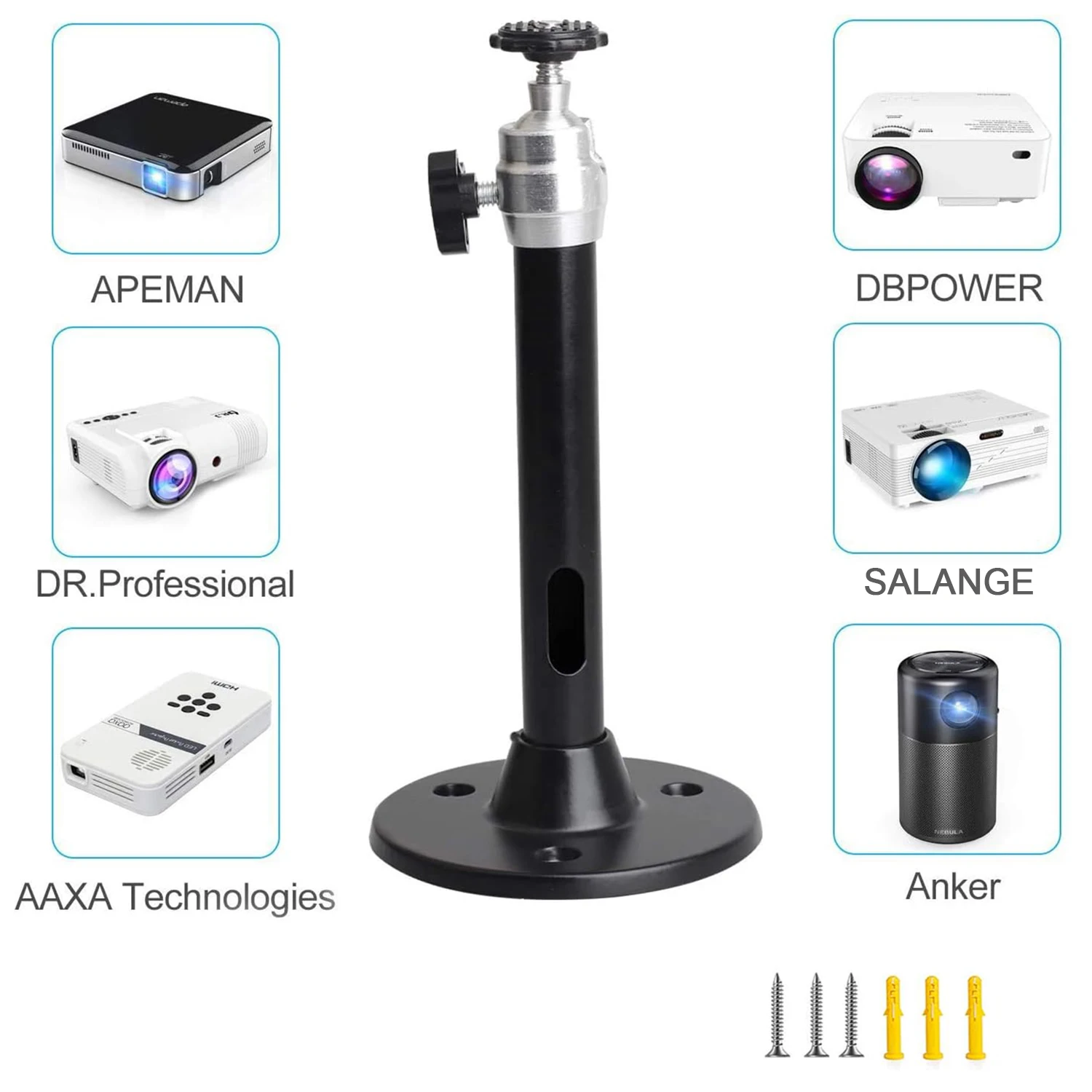 살랑게 프로젝터 브래킷 360 °   회전식 천장 벽걸 - Projector Mount Ceiling 리뷰 및 가격